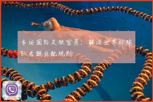 专访国际足联官员:解读世界杯球队名额分配规则